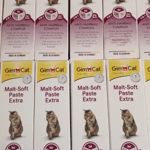 200гр Gimcat malt-soft extra паста вітаміна для виведення шерсті з шлу