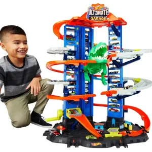 Ігровий набір Hot Wheels City Легендарний гараж Ті-Рекса GJL14 • Новий