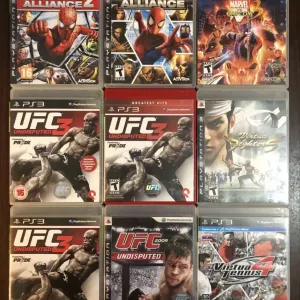 Sony PlayStation 3: UFC3 Uncharted Transformers Трон Эволюция Wolfenstein Watchman, Wolf Among Us, Walking Dead, Валл-и Valkyria Вольт Viking Marvel