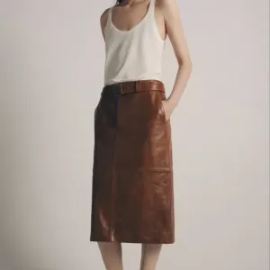 Шкіряна спідниця Zara