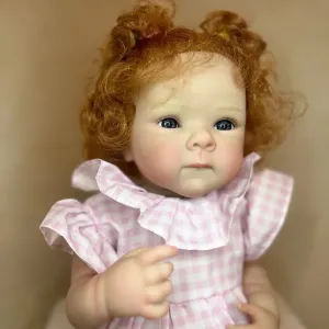 Реборн дівчинка реалістична 3Dшкіра Reborn лялька пупс кукла baby born