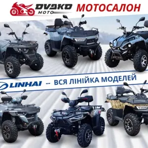 Квадроцикли Linhai на 200 300 320 кубів z210 m170, Promax та інші
