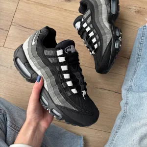 Кросівки Кроссовки Nike Air Max 95 Grey Gradient Black Серый Чёрный Сірий Чорний Кросовки демісезон