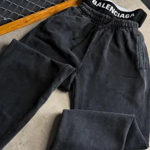 Спортивні штани Balenciaga чорні оверсайз