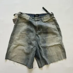 шорты Balenciaga washed blue destress shorts M L