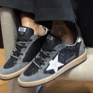Кеди Golden goose кросівки кеды голден гус кроссовки блестки серые черные