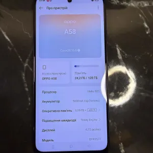 Oppo A58 6+4/128 gb black