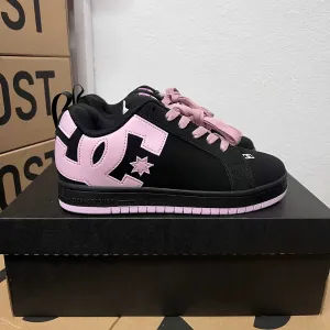 Женские кроссовки DC Shoes Court Graffik "Black Pink" Размеры 36-41