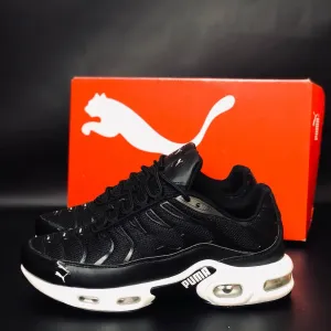 Непромокаемые мужские кросовки пума на осень / демисезонные красовки puma / амортизированая подошва / кросовки пума черные деми