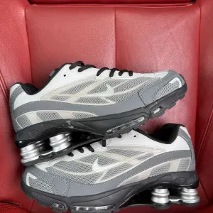 (ОПЛАТА ПІСЛЯ ОГЛЯДУ)Nike x Supreme Shox Ride 2 Grey White Найк х Супрім Шокс Райд 2 Сіро-білі