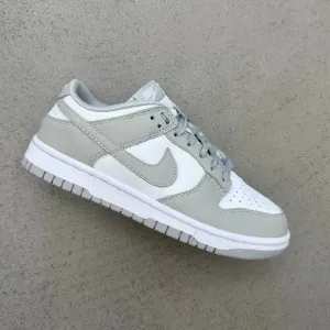 Nike SB Dunk Low Grey White кросівки найк данк сірі шкіряні
