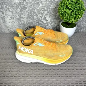 Hoka Clifton 9 кроссовки 42 размер беговые оранжевые