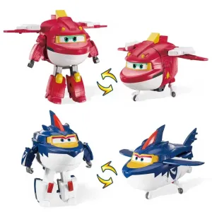 Супер крила Super Wings Sharky, Rattie, Runi, Curie Супер Крылья Robot Suit Джетт Jett, Golden Boy, Donnie, магнітний набір конструктор