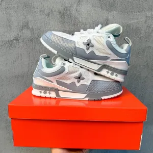 БЕЗ Передплат ‼️Louis Vuitton Skate Sneaker White/Grey / Скейт Вайт