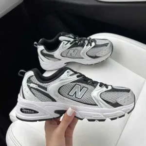 ‼️Останній 36/37/38/41 Розмір‼️Кроссовки New Balance 530 Black Silver/Кросівки NB /Жіночі Нью Беланс