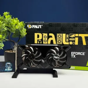 Відеокарта Palit GeForce GTX 1660 Dual (No LED) 6GB GDDR5 | МАГАЗИН | Гарантія 90 днів