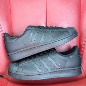 (ОПЛАТА ПІСЛЯ ОГЛЯДУ)Adidas Superstar Classic All Black Адідас Суперстар Класік Чорні