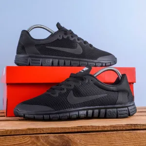 (1827) Акція! Легкі Кросівки Nike Free 3.0 чорні (37,38,39,45,46) найк найки