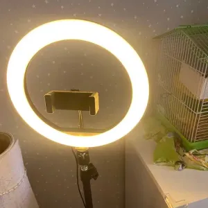Кільцева LED ЛАМПА + штатив 2 метра! Велика ЛАМПА + тримач для телефон