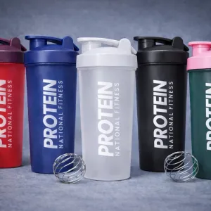 Шейкер спортивний + пружина 700мл Protein для протеїну пляшка для води
