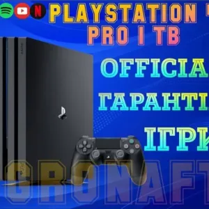 Игровая консоль Playstation 4 pro 1TB + 60 игр + 6 месяцев Гарантии