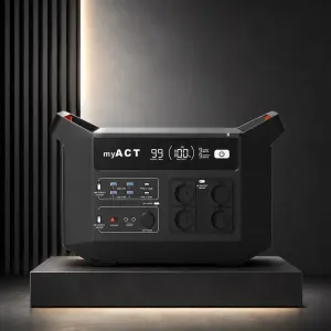 Зарядна станція myACT Power Station Модель AP2002 — 1872 Wh / 2000 W