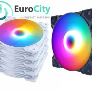 Кулер к корпусу QiuzAim FS-120 Black/White RGB подсветка