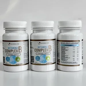 WITAMINA B Complex B1 B2 B3 B5 B6 B7 B9 B12 120шт. Вітаміни B комплекс