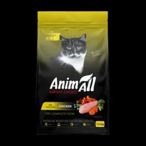 Сухий корм AnimAll для котів з куркою 12 кг