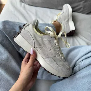Женские кроссовки New Balance 327 beige / Нью Беленс 327 бежевые 36 37 38 39 40
