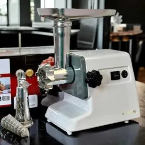 Электромясорубка Crownberg 4212 с соковыжималкой и насадкой для колбас 2500Вт, Електром'ясорубка з Соковижималкою та насадками для Ковбас і Кеббе,