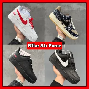 БЕЗ ПЕРЕДПЛАТИ‼️ Кросівки Nike Air Force x Supreme / 36-46, ПРЕМІУМ