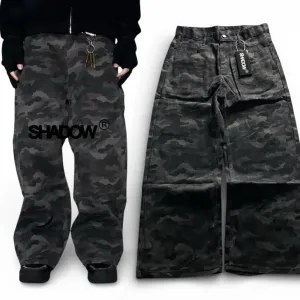 Baggy jeans Army | Камуфляжні широкі джинси sk8 y2k opium type rap ск8