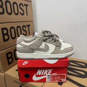 Кроссовки Nike sb Dunk sail Beige / Найк Данк бежевые замшевые 38 39 40 41 42 43