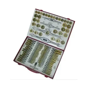 HOLZMANN GBM 110TIN — професійний набір мітчиків і плашок 110 шт. | TIN | M2–M18