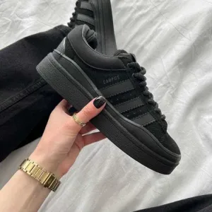 Кроссовки Adidas Campus Bad Bunny black / Адидас Кампус черные 36 38 39 40