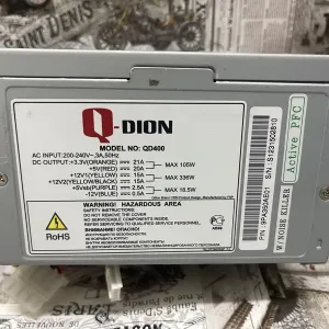 Блок питания Q-Dion QD400 400W для ПК. С гарантией