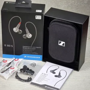 Навушники без мікрофону Sennheiser IE 80S Black (507448) • ОРИГІНАЛ!