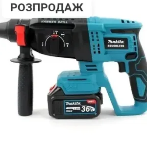 Акція!потужний Перфоратор акумуляторний Макіта Makita dhr202
Електроінструмент
Перфоратори
Перфоратори Makita
Професійний