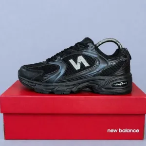 (2323) Акція! Кросівки у стилі New Balance 530 чорні (36-41) нб nb