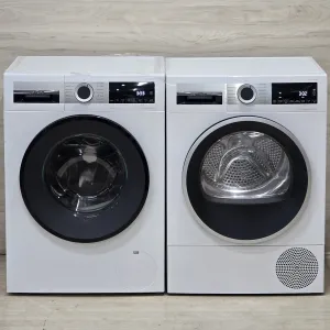 Комплект 2025року Пральна + Сушильна Bosch 6 seria 1 Рік гарантія 9-10кг Пар Тепловий насос