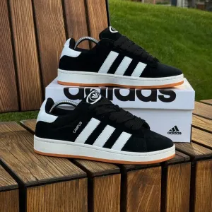 Кроссовки Adidas Campus чоловічі чорно-білі кроссовки кампус адидас