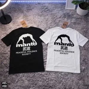 Большой Принт MANTO Society • Новая Футболка МАНТО Социенти • XS S M L XL XXL