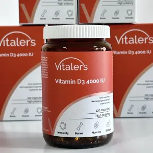 Vitaler's Witamina D3 4000 IU. Вітамін Д3 4000 120 капсул
