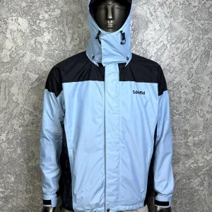 Schoffel gore-tex ветровка куртка S-M размер трекинговая голубая