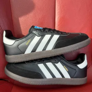 (ОПЛАТА ПІСЛЯ ОГЛЯДУ)Adidas Samba Black White Найк Самба Чорно-білі