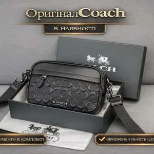 ОРИГИНАЛ! Мужская сумка Coach crossbody | Чоловіча сумка | Мессенджер