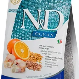 Farmina N&D Ocean Cat Adult Cod, Spelt, Oats & Orange