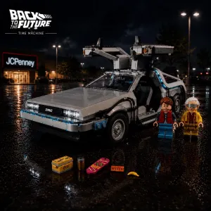 ‼️ В КОРОБЦІ‼️ Конструктор Icons – Машина часу DeLorean 1/1 з LEGO