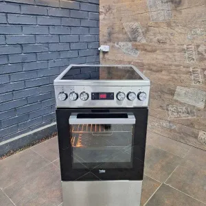 Електрична плита з доставкою Beko FSM57300GX нержавійка! Великий асортимент!